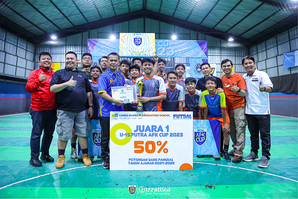 Debut Tim Futsal Cakra Buana Playducation School, Sabet 4 Kategori Juara pada AFK Cup Depok 2023