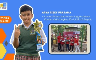 Prestasi Gemilang Arya Rizky Pratama, Juara 3 Lomba Pidato Bahasa Inggris di LKP ILS Depok